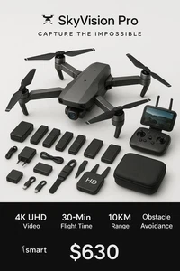 🚁HD Camera Drone With Wifi & Dual Cameras - Foldable - Ready To Fly!🚁 - Picture 1 of 1