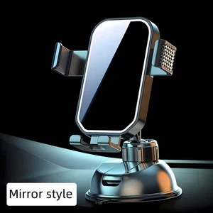 Car phone holder, GPS navigation mount made of ABS material, rotatable - Picture 1 of 9