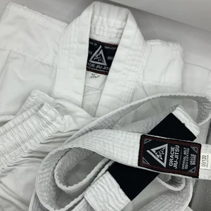 Gracie Jiu-Jitsu Classic Gi Size 00/120 (kids4-7)White BJJ MMA Kimono With Belt - Picture 1 of 24