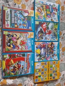 Super Mario Wii U Video Game Bundle x 7 - Picture 1 of 15