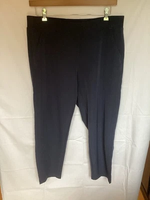 32 Degrees Cool Women's Pull-On Pants Navy Pockets Stretch Sz L - Image 1 of 4