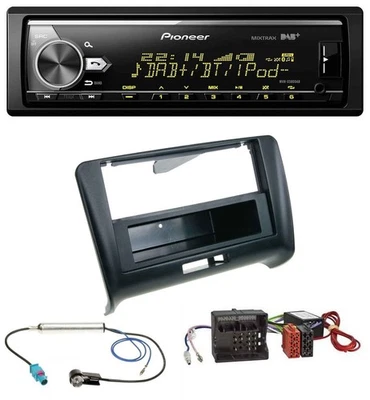 Pioneer Bluetooth USB DAB MP3 Autoradio für Audi TT 06-14 Aktivsystem Quadlock - Bild 1 von 4