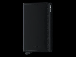 Secrid SM Slim Wallet Matte Black BRAND NEW! Mens Genuine Leather ๐ฅ - Picture 1 of 4