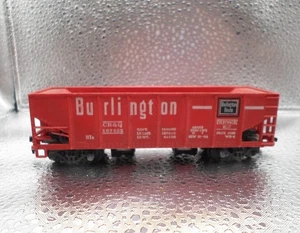 Burlington Route HO Scale 1:87 Gondola Freight Car Red 167432 Used - Picture 1 of 12