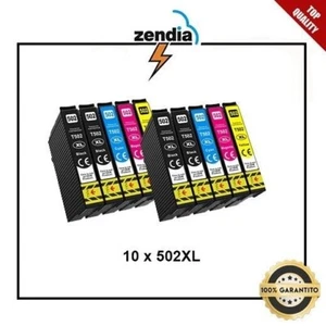 Kit 10 cartucce 502 XL per Epson WF-2860DWF WF-2865DWF WF-2880DWF WF-2885DWF - Imagen 1 de 1