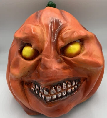 Adult Scary Pumpkin Mask - Image 1 of 4