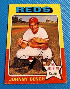 1975 TOPPS JOHNNY BENCH #260 REDS HOF