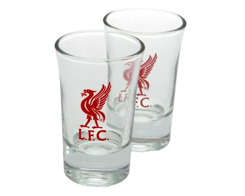 Liverpool FC Shot Glasses, Licensed Liverpool FC Product (Two Shot Glasses) Cover