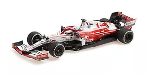Minichamps 1:18 ALFA ROMEO C41 KIMI RAIKKONEN FINAL RACE ABU DHABI GP 2021 - Picture 1 of 4