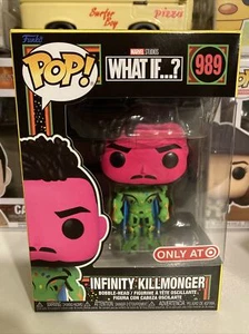 Funko Pop! Marvel What If? Infinity Killmonger 989 Blacklight Target exclusivo - Imagen 1 de 6