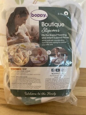 NIP ~ BOPPY Boutique Slipcover 0-12 Month ~ Pastel Animal Stripe Cover Theme ~ - Image 1 of 4