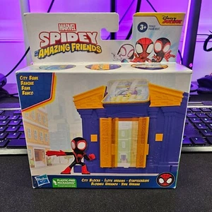 Figura Spidey And His Amazing Friends City Blocks City Bank Miles Morales Nueva en Paquete - Imagen 1 de 4