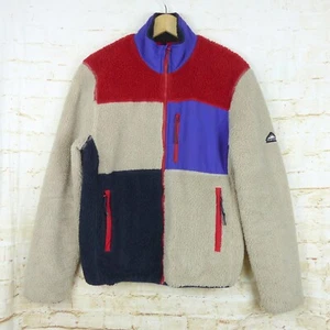 Penfield Mattawa Fleece Jacket Mens M Colorblock Sherpa Zip 90s Retro Gorpcore - Picture 1 of 13