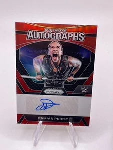 2024 WWE - Prizm - Auto - Superstar Autographs - Red /99 - Damian Priest - Bild 1 von 2