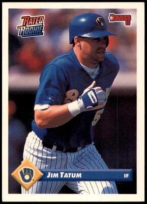 Jim Tatum #341 1993 Donruss - Image 1 of 2