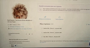 Rod Stewart Concert Tickets June 7th At The Colosseum At Cesars Palace 3 Tickets - Picture 1 of 1