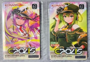 Juego de tarjetas KONAMI e-AMUSEMENT PASS Beatmania IIDX 31 EPOLIS Erica Kitami Celica - Imagen 1 de 3
