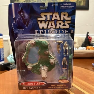 STAR Wars Micro Machines Action Fleet Episode 1 Mini Scene 1 Stap Invasion NEW! - Picture 1 of 12