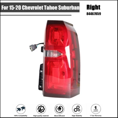 For 2015-2020 Chevrolet Tahoe Suburban Right Passenger Side Tail Light Assembly - Image 1 of 4