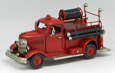 Blechauto Feuerwehr Blechmodell Oldtimer Nostalgie DEKO  22 cm lang - Bild 1 von 2