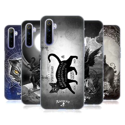 OFFICIAL ALCHEMY GOTHIC CATS SOFT GEL CASE FOR REALME PHONES - Image 1 of 4