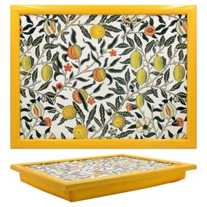Fruits Lap Tray Wooden Cushioned Base Sturdy Lightweight Easy to Clean 44cm - Picture 1 of 1