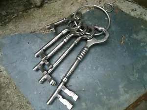 Large Jail Keys Vintage Style 212 mm Long Metal Lock,Key Theatre Film Prop - Picture 1 of 4