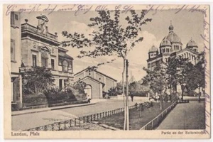 Judaica alte AK Jüdische Synagoge Landau Deutschland - Bild 1 von 2