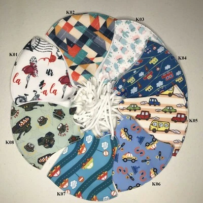 3D Fashion Cooling Printed Fabric Breathable Face Mask Youth & Adult - Image 1 of 4