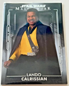 2020 Topps Star Wars Masterwork #27 Lando Calrissian Trading Card Lucasfilm - Picture 1 of 2