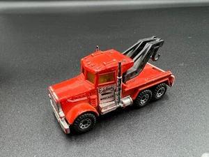 Matchbox Peterbilt Wrecker Red 1981 Lesney England Good Shape! - Picture 1 of 4