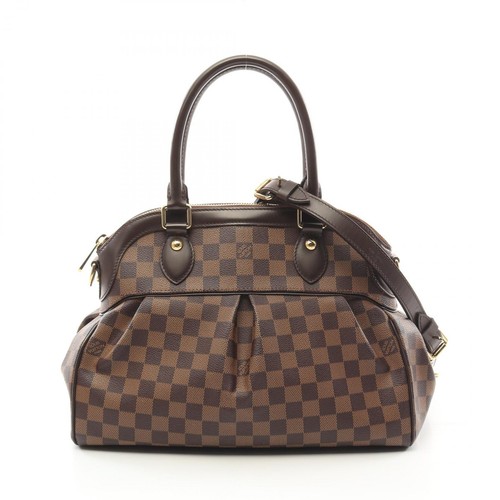 LOUIS VUITTON（LV） Borsa a mano Louis Vuitton Trevi PM 2 vie N51997 Damier tela Ebene usata donna LV