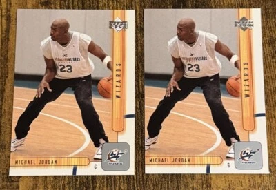 (2) 2001-02 Upper Deck Michael Jordan #178 Washington Wizards - Image 1 of 2