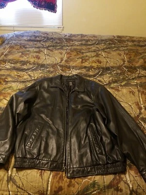 Croft & Barrow  XLT Mens Leather Jacket - Image 1 of 4