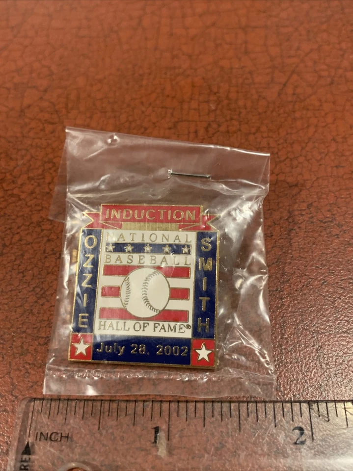 Broche de indução Ozzie Smith Hall Of Fame 2002 beisebol liga principal de beisebol novo FRETE GRÁTIS - Imagem 1 de 2