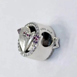 Pandora Silber 925 Funkelnder Pfeil Herz CZ Moments Serie Charm 797827CZMX - Bild 1 von 3