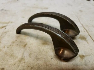 Original 1940 Ford Deluxe Interior Door Handles brown coated     #2 - Picture 1 of 7