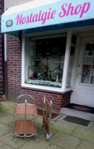 1 Dinett Vintage Servierwagen braun klappbar Barwagen Teewagen 70er Jahre Lounge - Bild 1 von 4