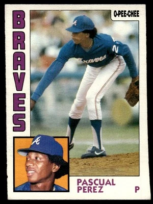1984 O-Pee-Chee Pascual Perez Atlanta Braves #507 - Image 1 of 2