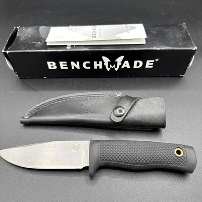 Cuchillo de punto de caída Mel Pardue Rant hecho en banco. Hoja 440C. ¡Nuevo! Foto 1 de 4