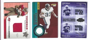 3 Football Memorabilia: Travis Stephens, Shyrone Stith, Chris Brown/Tyrone Calic - Picture 1 of 2