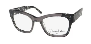 NUEVO MARCO DE GAFAS SEAN JOHN 6026 BORDE COMPLETO GRIS PLÁSTICO 52-20-145 CUADRADO PARA MUJER - Imagen 1 de 8