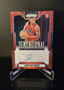 AUTO #'d/99 🔥 JONATHAN MOGBO RC 2024-25 Panini Prizm Sensational Signatures Rojo - Imagen 1 de 2
