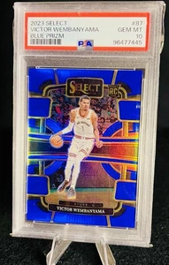 2023 Select #87 Victor Wembanyama Blue Concourse Prizm RC PSA 10 - Picture 1 of 2