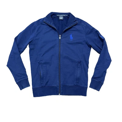 Vintage Ralph Lauren Golf Navy Blue Track Jacket Big Pony Women's Size XSmall - Image 1 of 4