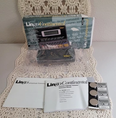 Lingo Continental 14 Languages Translator TR-9802 NEW In Original Box w/battery - Image 1 of 4