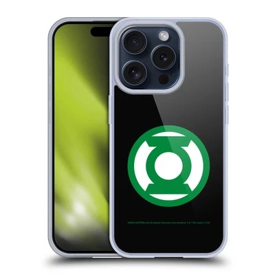 OFFICIAL GREEN LANTERN DC COMICS LOGOS GEL CASE FOR APPLE iPHONE PHONES - Image 1 of 4