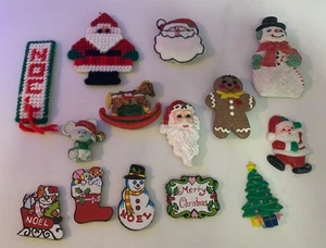 Vintage Christmas Refrigerator Magnet Lot Of 14 - Picture 1 of 1