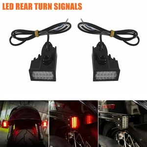 Pair Rear LED Light Turn Signals For Harley Softail Low Rider FXRST FXLRST 22-25 - Picture 1 of 12