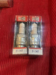 (2) vintage NOS Champion FOMOCO Ford F-14Y Spark Plugs - Picture 1 of 1